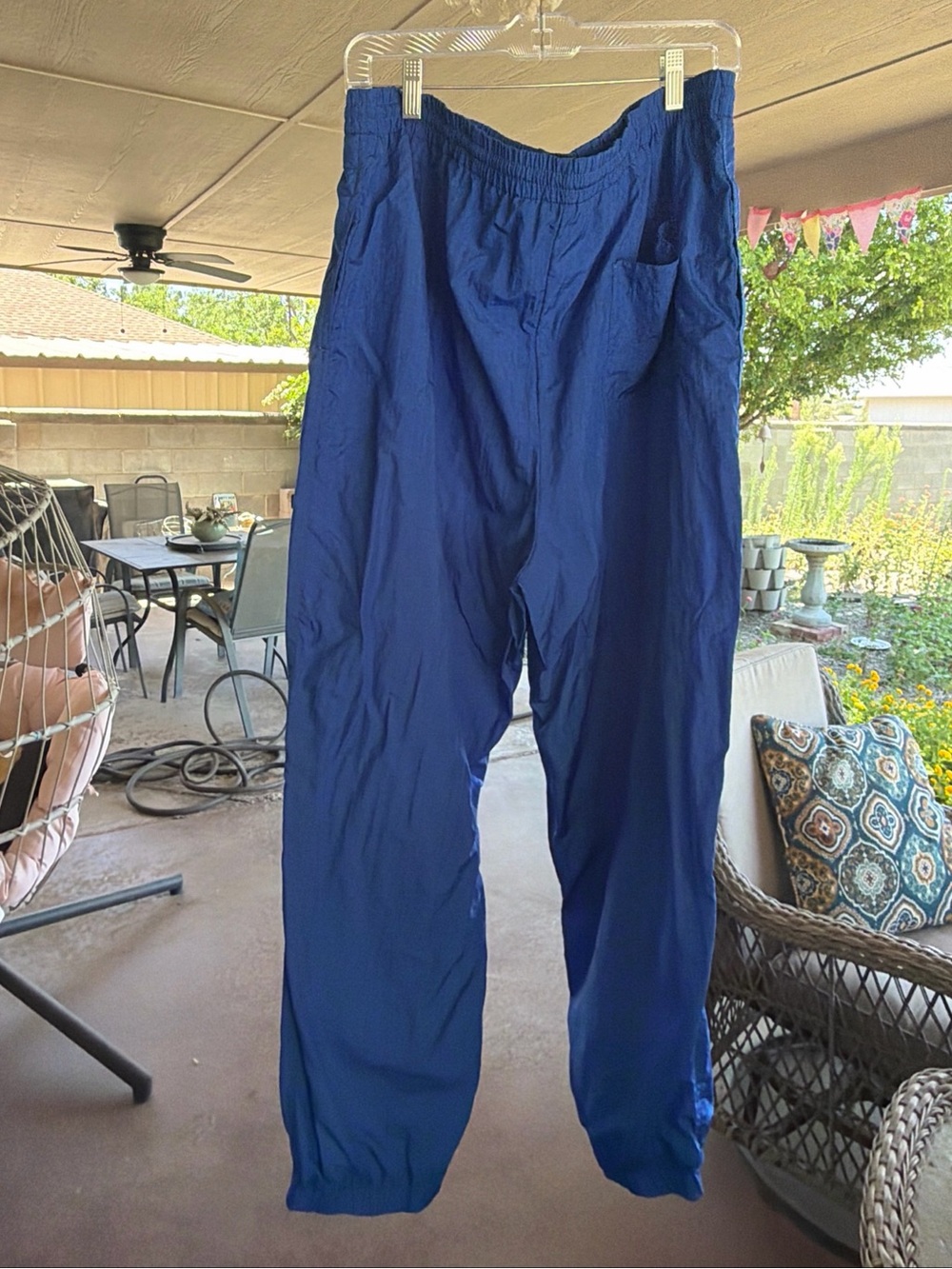 Vintage Andy Johns Women's Navy Colorblock Windbreaker Pants Set Multicolor - Picture 3 of 15